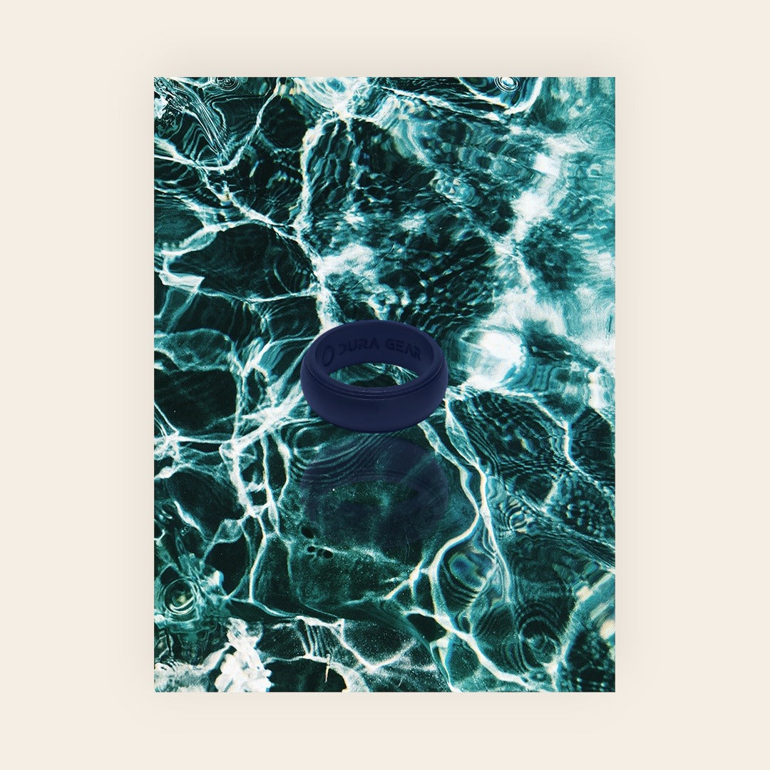 Dura Gear The Easy silicone ring black flexible mens work and gym ring New Zealand