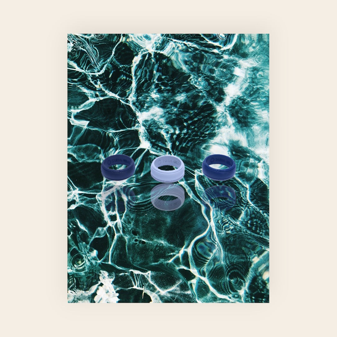 Dura Gear silicone rings multiple colours flexible mens rings for work gym and everyday wear NZ