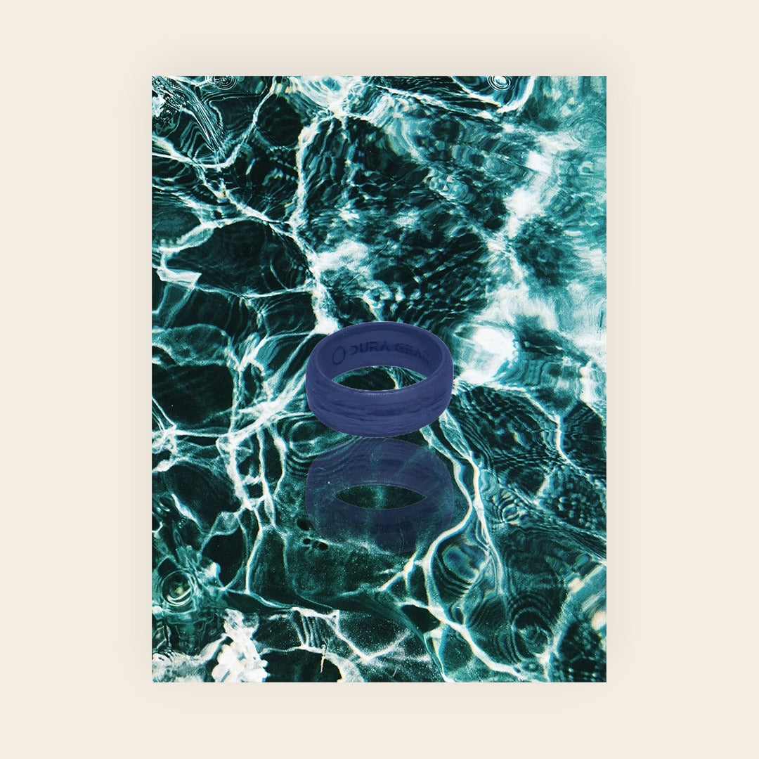 Dura Gear Natural grey silicone ring textured minimalist flexible everyday wear